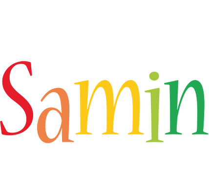 Samin birthday logo