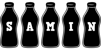 Samin bottle logo