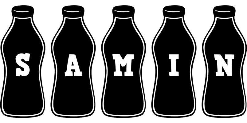 Samin bottle logo