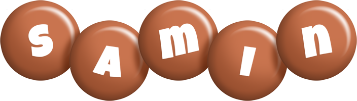 Samin candy-brown logo