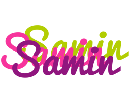 Samin flowers logo