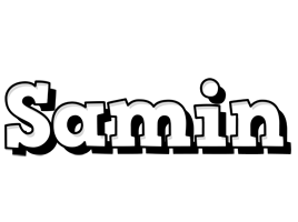 Samin snowing logo