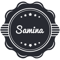 Samina badge logo