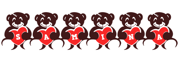 Samina bear logo