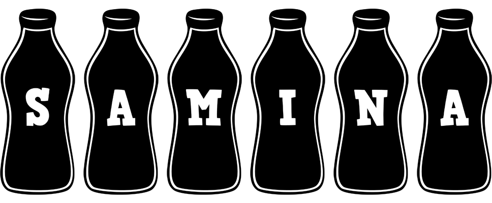 Samina bottle logo