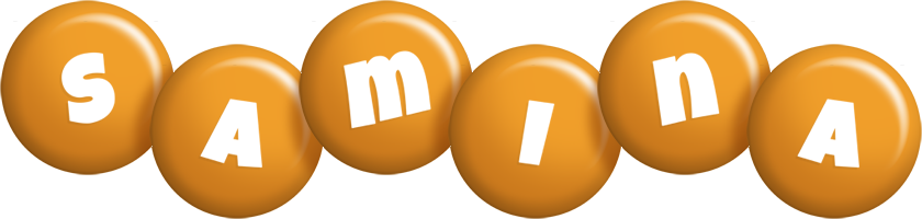 Samina candy-orange logo