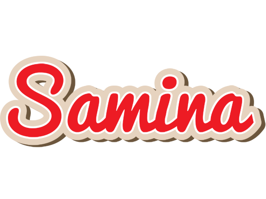 Samina chocolate logo