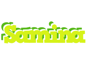 Samina citrus logo