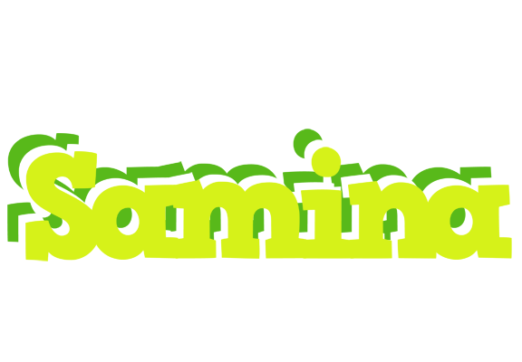 Samina citrus logo