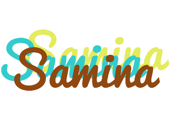 Samina cupcake logo