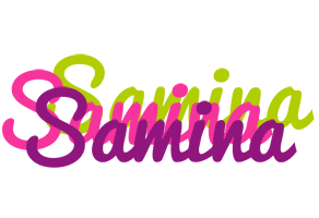 Samina flowers logo