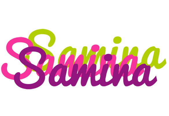 Samina flowers logo