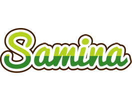 Samina golfing logo