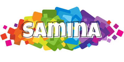 Samina pixels logo