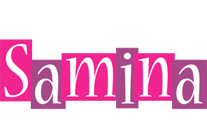 Samina whine logo