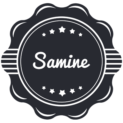 Samine badge logo