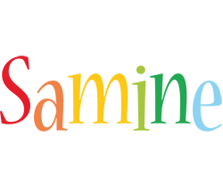 Samine birthday logo