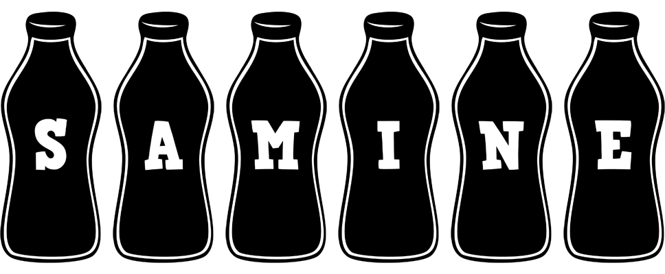 Samine bottle logo