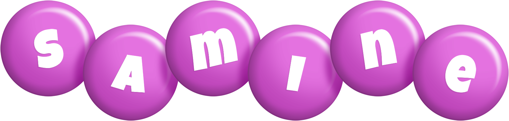Samine candy-purple logo