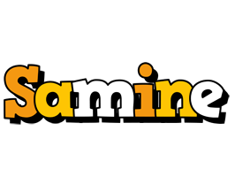 Samine cartoon logo