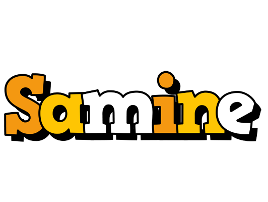 Samine cartoon logo