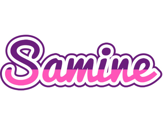 Samine cheerful logo