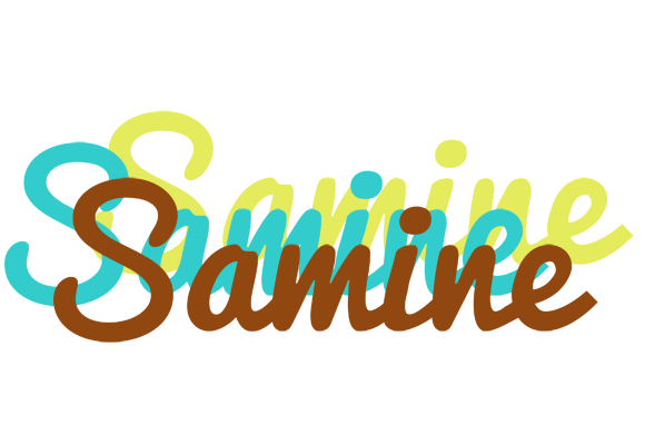Samine cupcake logo