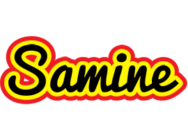 Samine flaming logo