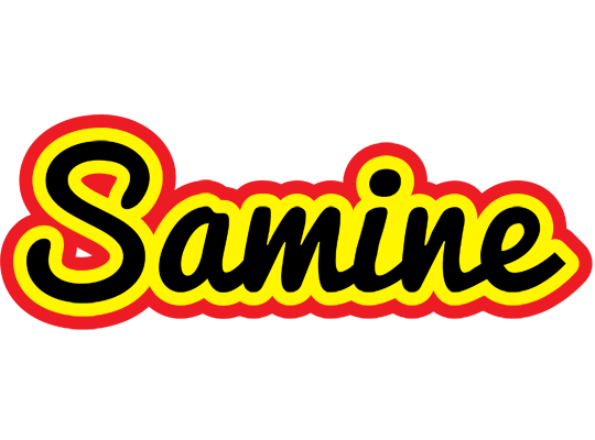 Samine flaming logo