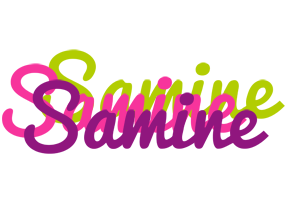 Samine flowers logo