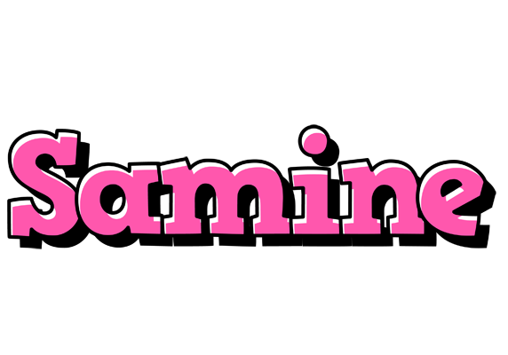 Samine girlish logo