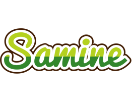 Samine golfing logo