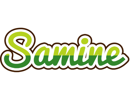 Samine golfing logo