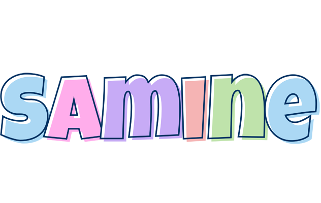 Samine pastel logo