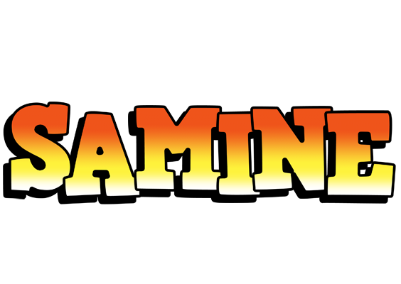 Samine sunset logo