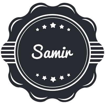 Samir badge logo