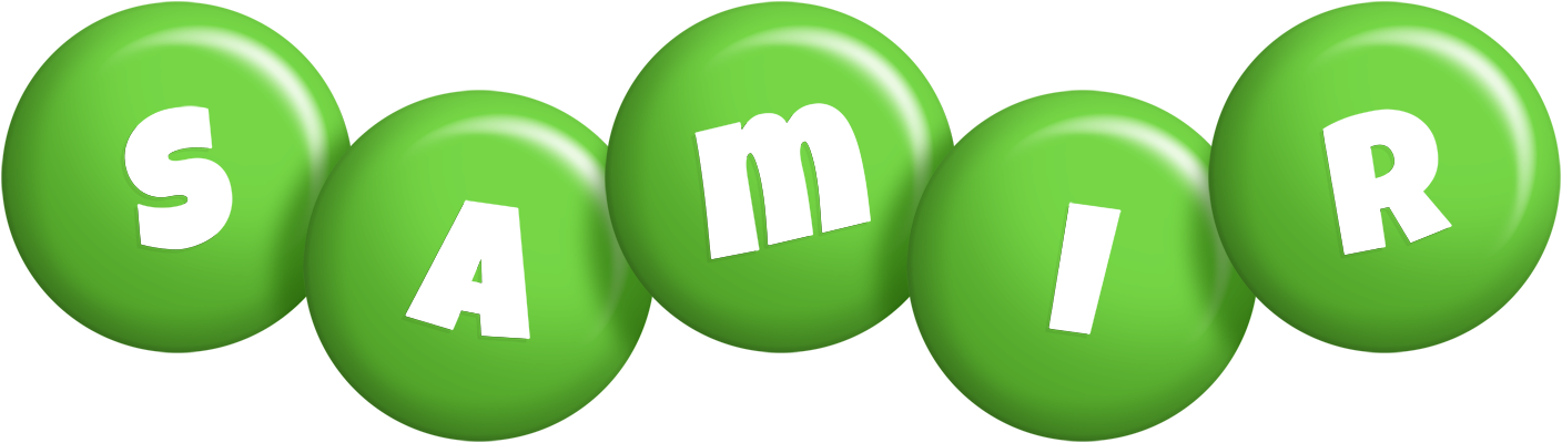 Samir candy-green logo