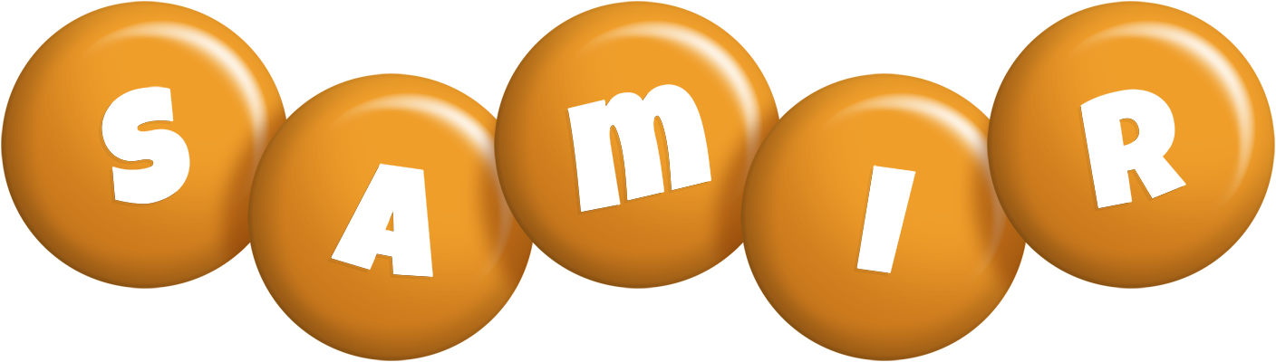 Samir candy-orange logo