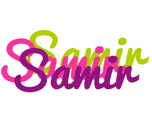 Samir flowers logo