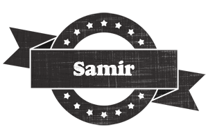 Samir grunge logo