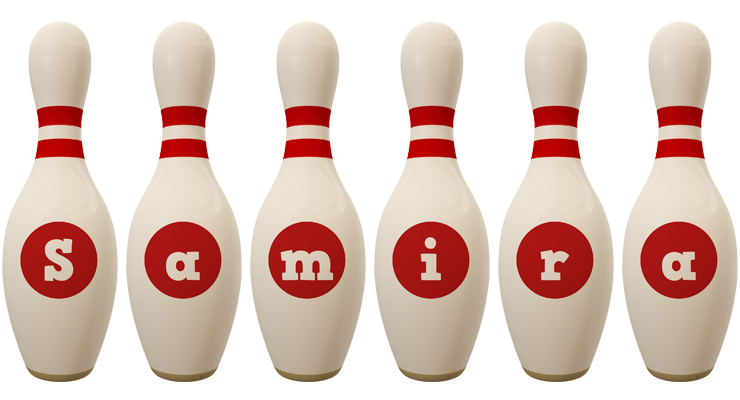 Samira bowling-pin logo