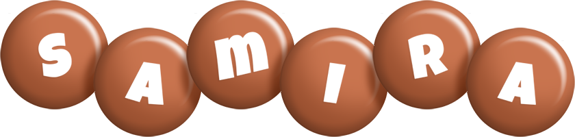 Samira candy-brown logo