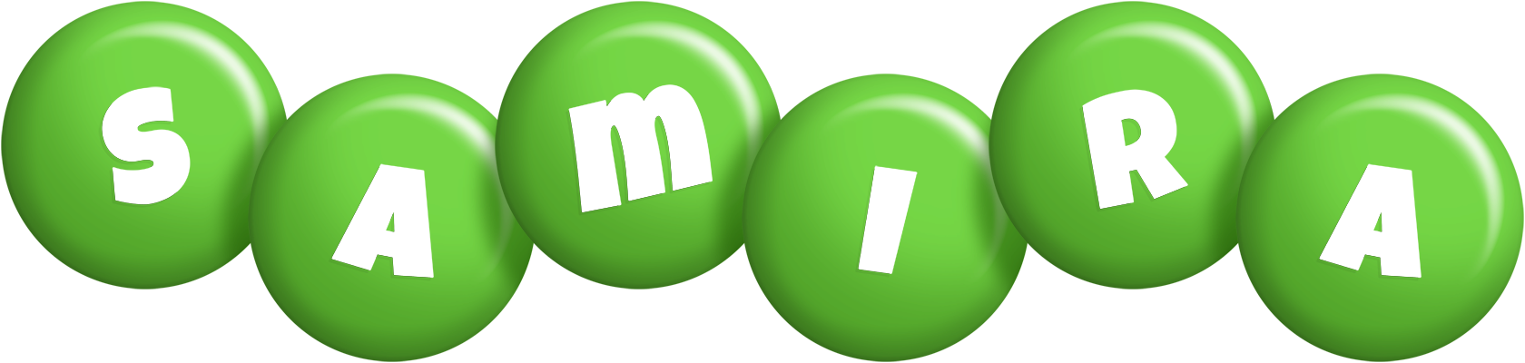 Samira candy-green logo