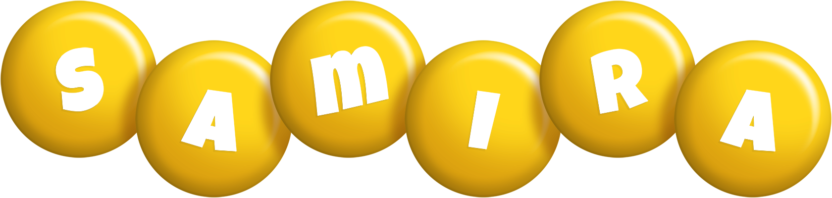 Samira candy-yellow logo