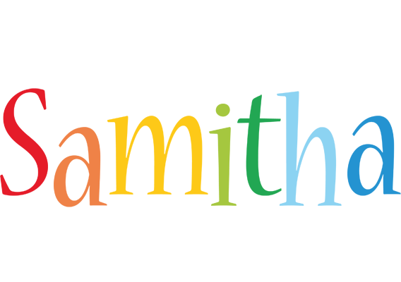 Samitha birthday logo