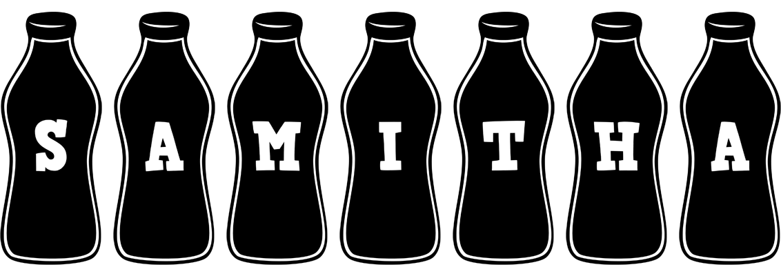 Samitha bottle logo