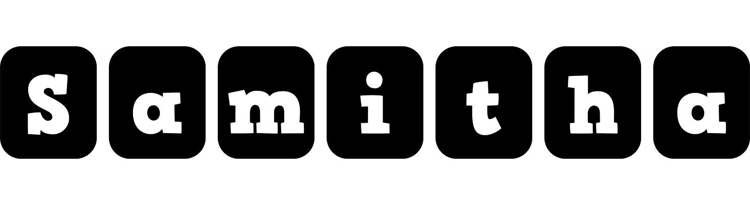 Samitha box logo