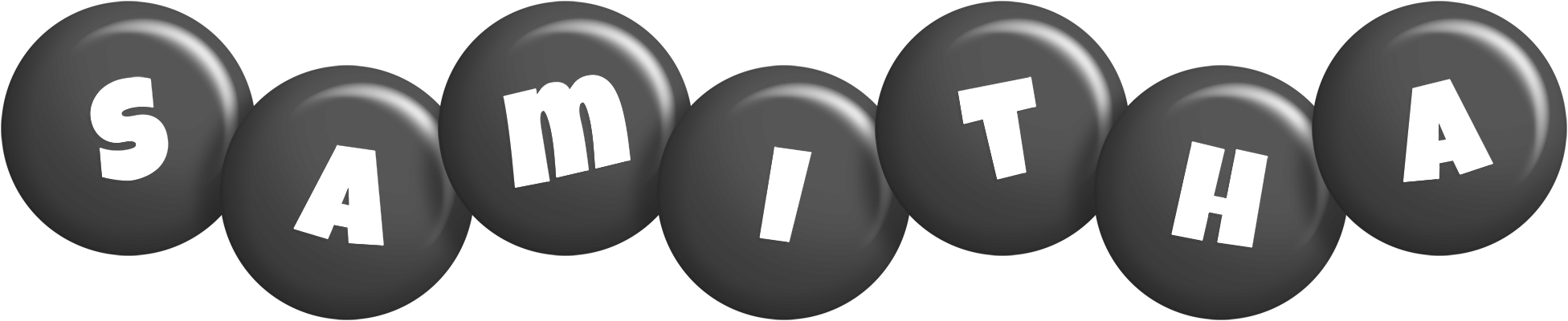 Samitha candy-black logo