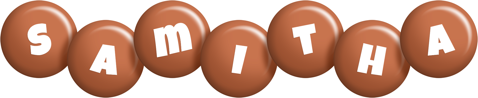 Samitha candy-brown logo
