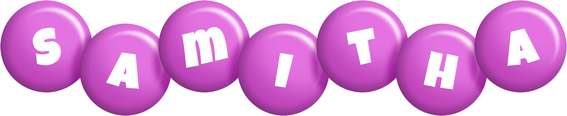 Samitha candy-purple logo